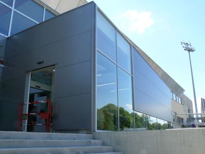 Nauticum escpace piscine à Roanne - Création d’un SAS d’entrée vitré